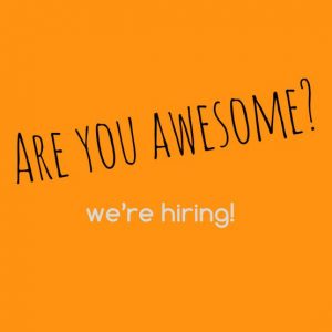 Are you awesome? We're hiring