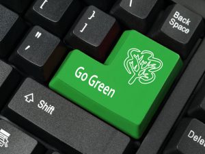 Go Green Keyboard Button 